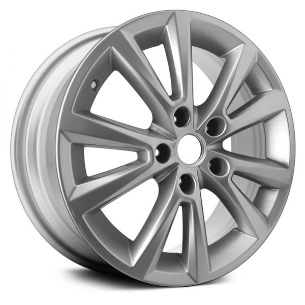 Replace® - 18 x 8 5 V-Spoke Bright Silver Alloy Factory Wheel (Remanufactured)
