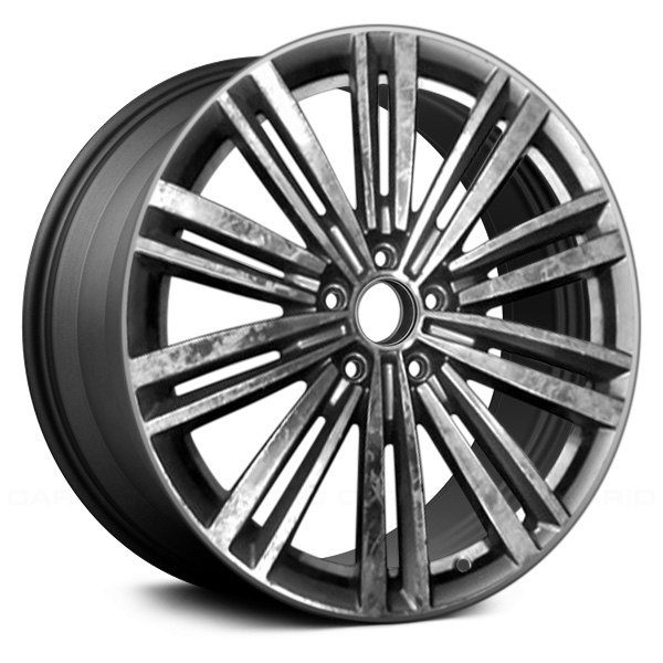Replace® - 19 x 8 10 Double I-Spoke Machined and Bluish Charcoal Metallic Alloy Factory Wheel (Remanufactured)