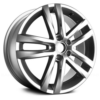 Replace® - Double 5-Spoke Bright Hyper Silver 18x7.5 Alloy Factory Wheel - Remanufactured
