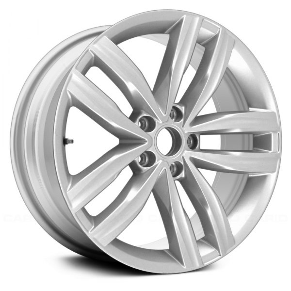 Replace® - 18 x 8 Double 5-Spoke Silver Alloy Factory Wheel (Remanufactured)