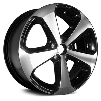 Replace® - 5-Spoke Machined and Black 18x8 Alloy Factory Wheel - Remanufactured