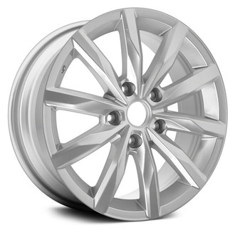 Replace® - 10 I-Spoke Bright Silver 18x8 Alloy Factory Wheel - Remanufactured