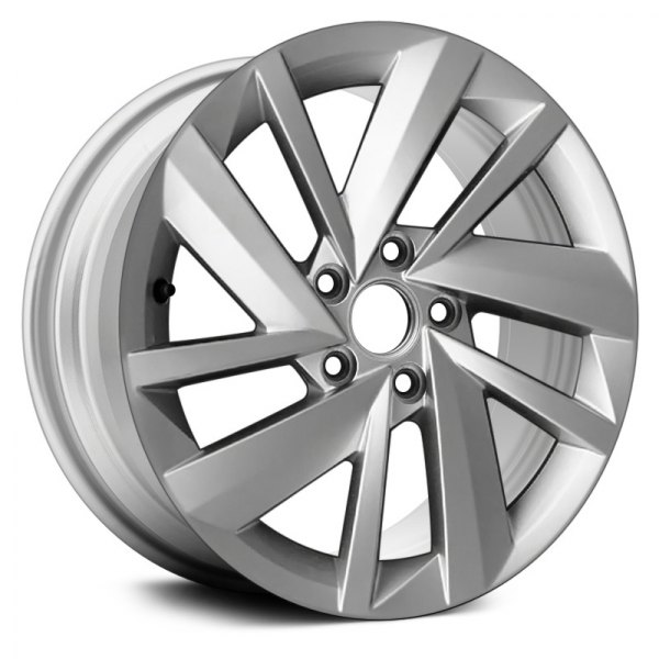 Replace® - 17 x 7 10 Spiral-Spoke Light Silver Metallic Alloy Factory Wheel (Remanufactured)