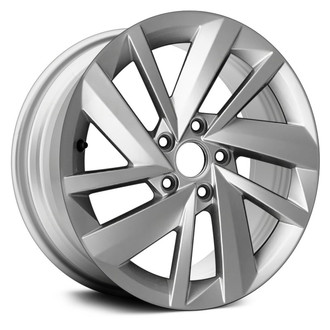 Replace® - 10 Spiral-Spoke Light Silver Metallic 17x7 Alloy Factory Wheel - Remanufactured