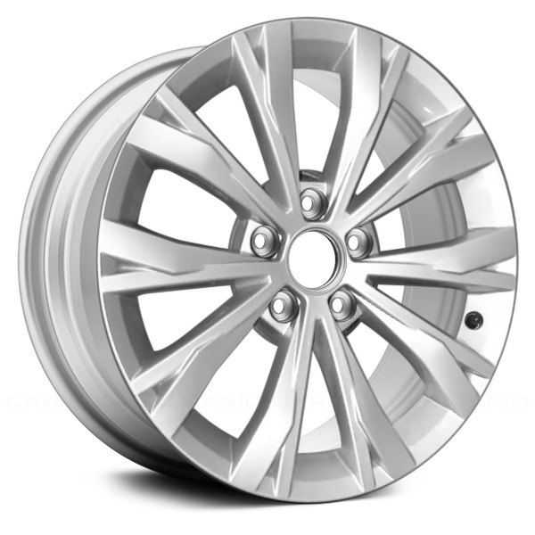 Replace® - 17 x 7 5 V-Spoke Light Silver Metallic Alloy Factory Wheel (Remanufactured)
