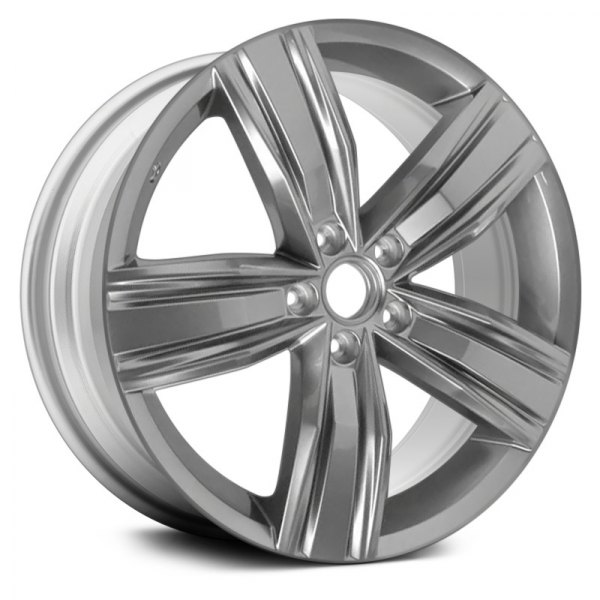 Replace® - 19 x 7 5-Spoke Medium Silver Alloy Factory Wheel (Remanufactured)