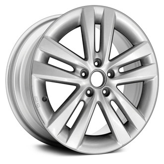 Replace® - Double 5-Spoke Bright Sparkle Silver 17x7.5 Alloy Factory Wheel - Remanufactured
