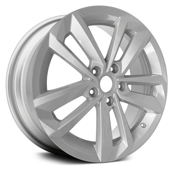 Replace® - 17 x 7 10-Spoke Light Silver Metallic Alloy Factory Wheel (Remanufactured)