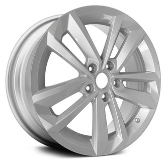 Replace® - 10-Spoke Light Silver Metallic 17x7 Alloy Factory Wheel - Remanufactured