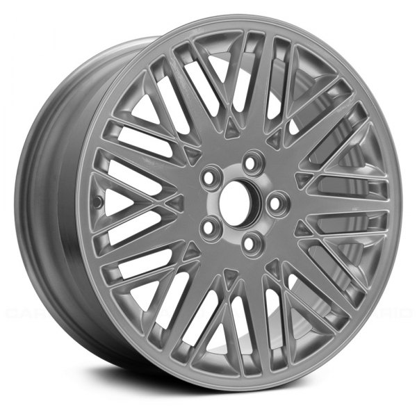 Replace® - 17 x 7 18 Spider-Spoke Hyper Silver Alloy Factory Wheel (Remanufactured)