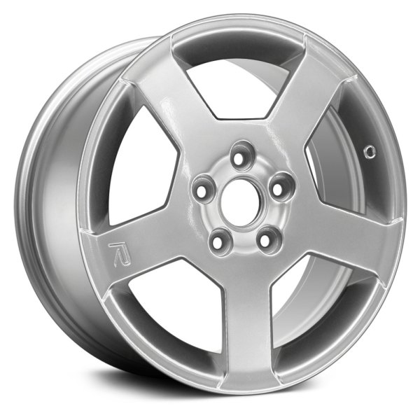 Replace® - 16 x 6.5 5-Spoke Bright Hyper Silver Alloy Factory Wheel (Remanufactured)
