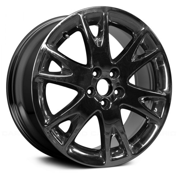 Replace® - 18 x 7 6 Double I-Spoke Black Chrome Alloy Factory Wheel (Remanufactured)