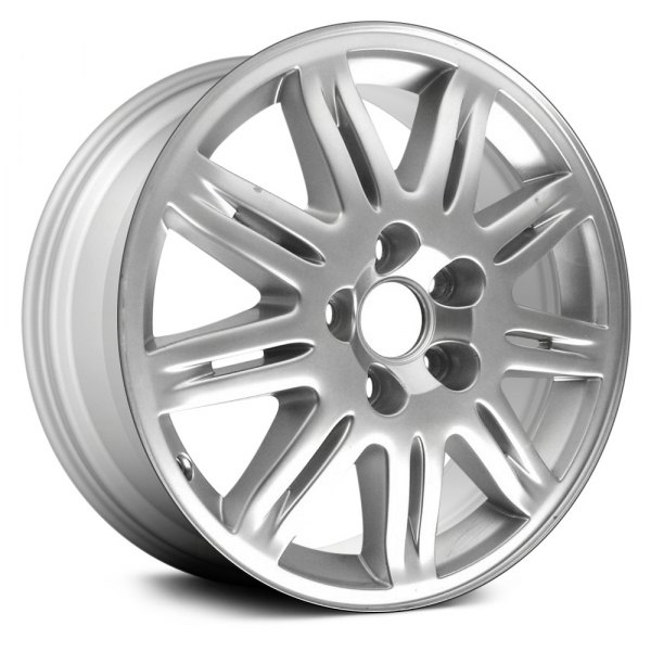Replace® - 16 x 7 9 Double I-Spoke Bright Silver Metallic Face Alloy Factory Wheel (Remanufactured)