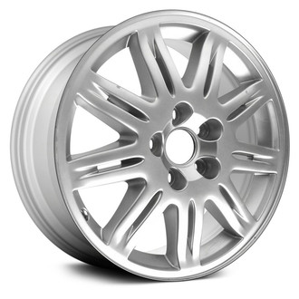 Replace® - 9 Double I-Spoke Bright Silver Metallic Face 16x7 Alloy Factory Wheel - Remanufactured