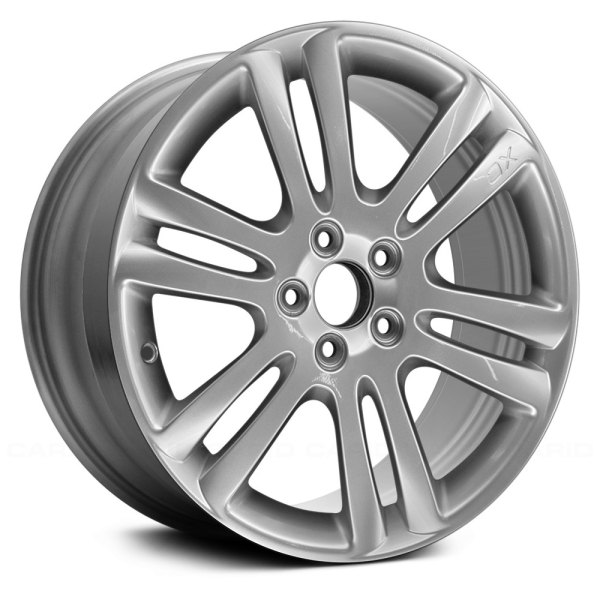 Replace® - 18 x 7 6 Double I-Spoke Bright Hyper Silver Alloy Factory Wheel (Remanufactured)