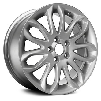 Replace® - 7 V-Spoke Hyper Silver 17x7 Alloy Factory Wheel - Remanufactured
