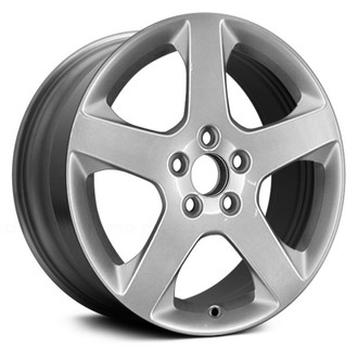 Replace® - 5-Spoke Silver 17x7 Alloy Factory Wheel - Remanufactured