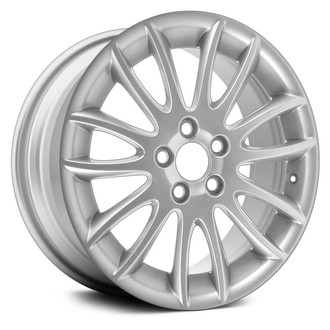 Replace® - 7 V-Spoke Hyper Silver 17x7 Alloy Factory Wheel - Remanufactured