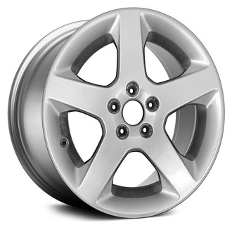 Replace® - 5-Spoke Hyper Silver 17x7 Alloy Factory Wheel - Remanufactured