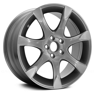 Replace® - 7 I-Spoke Medium Charcoal with Machined Face 18x8 Alloy Factory Wheel - Remanufactured
