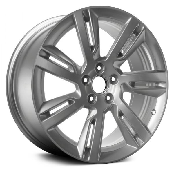 Replace® - 18 x 8 7 Double Turbine-Spoke Light Hyper Silver Alloy Factory Wheel (Remanufactured)