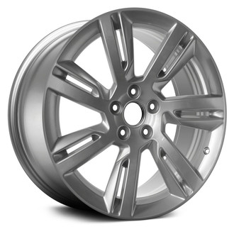 Replace® - 7 Double Turbine-Spoke Light Hyper Silver 18x8 Alloy Factory Wheel - Remanufactured