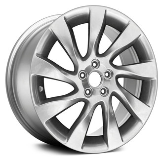 Replace® - 9 Turbine-Spoke Hyper Silver Face 18x8 Alloy Factory Wheel - Remanufactured
