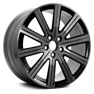 Replace® - 10 I-Spoke Machined and Black 18x8 Alloy Factory Wheel - Remanufactured