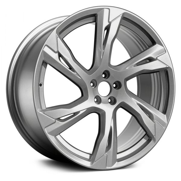 Replace® - 22 x 9 6-Spoke Dark Smoked Hypersilver Alloy Factory Wheel (Remanufactured)
