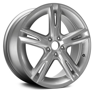 Replace® - Double 5-Spoke Bright Hyper Silver 18x8 Alloy Factory Wheel - Remanufactured