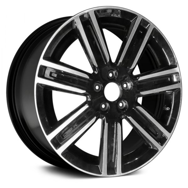 Replace® - 18 x 7.5 7 I-Spoke Machined and Black Alloy Factory Wheel (Remanufactured)