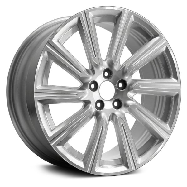 Replace® - 19 x 8.5 10 Spiral-Spoke Machined and Sparkle Silver Alloy Factory Wheel (Remanufactured)