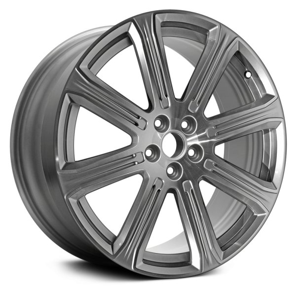 Replace® - 20 x 8.5 8 I-Spoke Machined and Bright Silver Metallic Alloy Factory Wheel (Remanufactured)