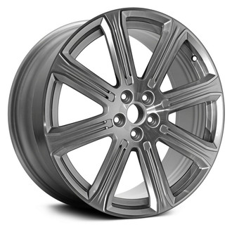 Replace® - 8 I-Spoke Machined and Bright Silver Metallic 20x8.5 Alloy Factory Wheel - Remanufactured