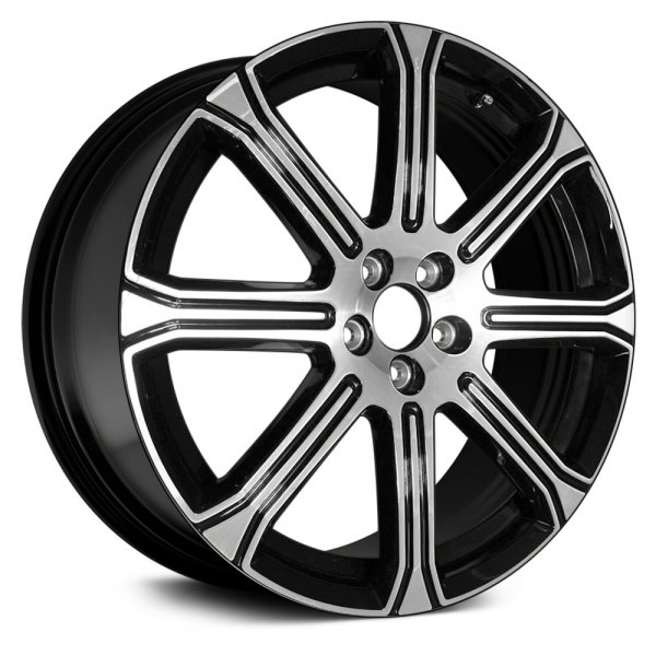 Replace® - 20 x 8 8 I-Spoke Machined and Black Alloy Factory Wheel (Remanufactured)