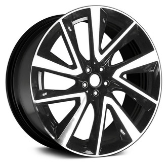 Replace® - 5 Double Spiral-Spoke Machined and Black 21x9 Alloy Factory Wheel - Remanufactured