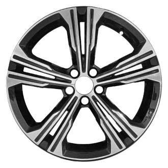 Replace® - Double 5-Spoke Gloss Black with Machined Face 19x7.5 Alloy Factory Wheel - Remanufactured