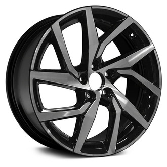 Replace® - 10 Spiral-Spoke Machined with Black Accents 18x8 Alloy Factory Wheel - Remanufactured