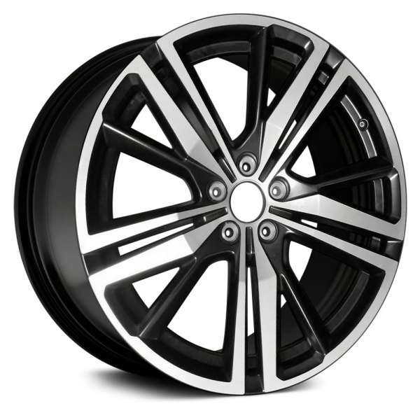 Replace® - 19 x 8 10 Alternating-Spoke Machined Face with Black Spoke Inset and Pockets Alloy Factory Wheel (Remanufactured)