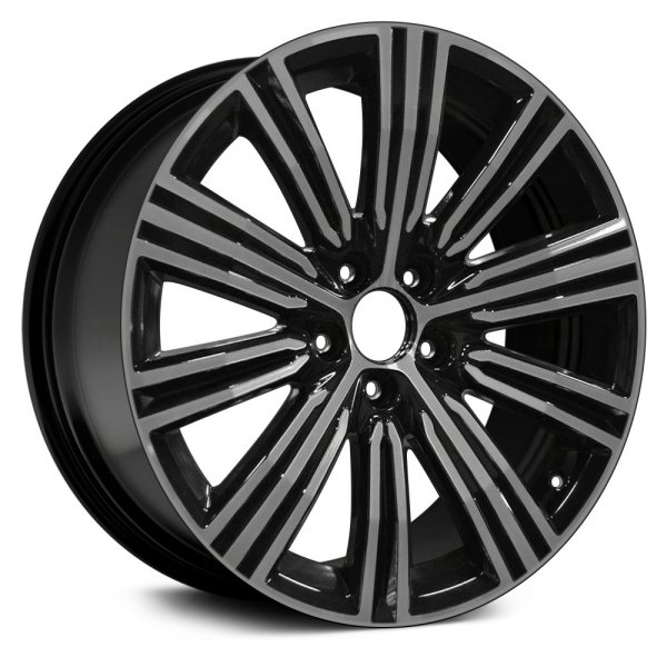 Replace® - 18 x 8 10 Alternating-Spoke Black Alloy Factory Wheel (Remanufactured)