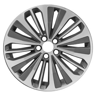 Replace® - 15-Spoke Machined Dark Charcoal Metallic 18x8 Alloy Factory Wheel - Remanufactured