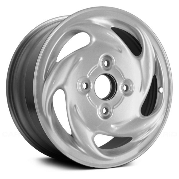 Replace® - 14 x 5 5 Spiral-Spoke Silver Alloy Factory Wheel (Remanufactured)