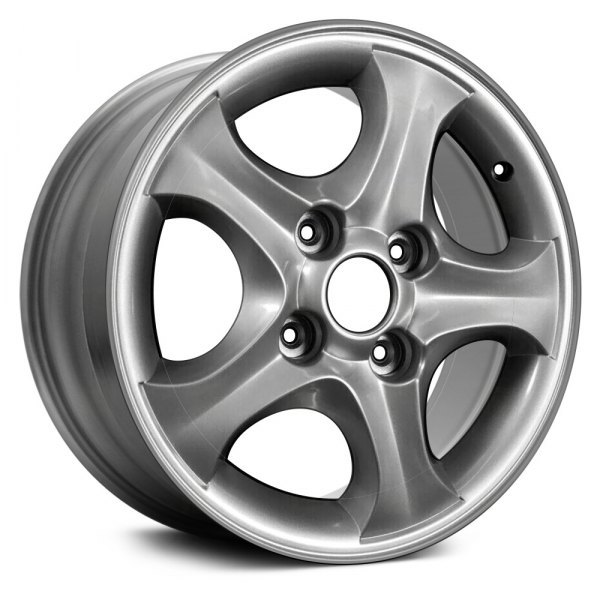 Replace® - 15 x 6 5-Spoke Sparkle Silver Alloy Factory Wheel (Remanufactured)