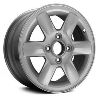 Replace® - 6 I-Spoke Silver 14x5 Alloy Factory Wheel - Remanufactured