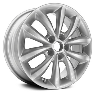 Replace® - 5 V-Spoke Silver 17x7 Alloy Factory Wheel - Remanufactured