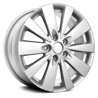 Replace® - 10 Alternating-Spoke Silver Full Face 17x6.5 Alloy Factory Wheel - Remanufactured