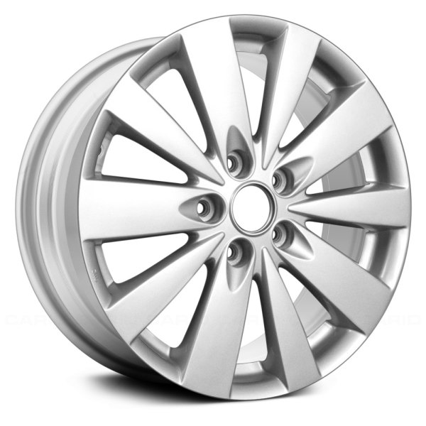 Replace® - 17 x 6.5 10 Alternating-Spoke Silver Alloy Factory Wheel (Remanufactured)