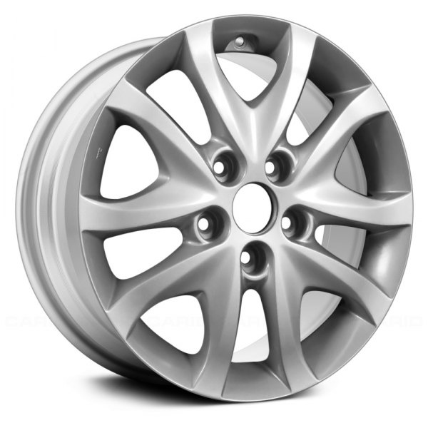 Replace® - 16 x 6 5 V-Spoke Silver Alloy Factory Wheel (Remanufactured)