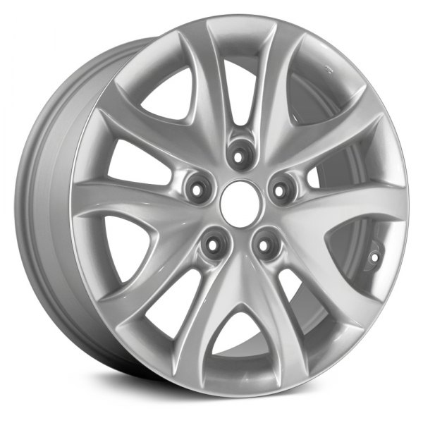 Replace® - 16 x 6 5 V-Spoke Gray Alloy Factory Wheel (Remanufactured)