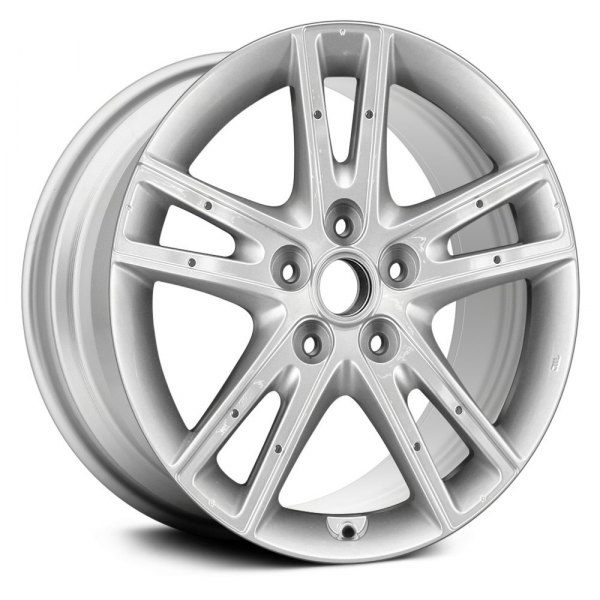Replace® - 17 x 6 Double 5-Spoke Silver Alloy Factory Wheel (Remanufactured)